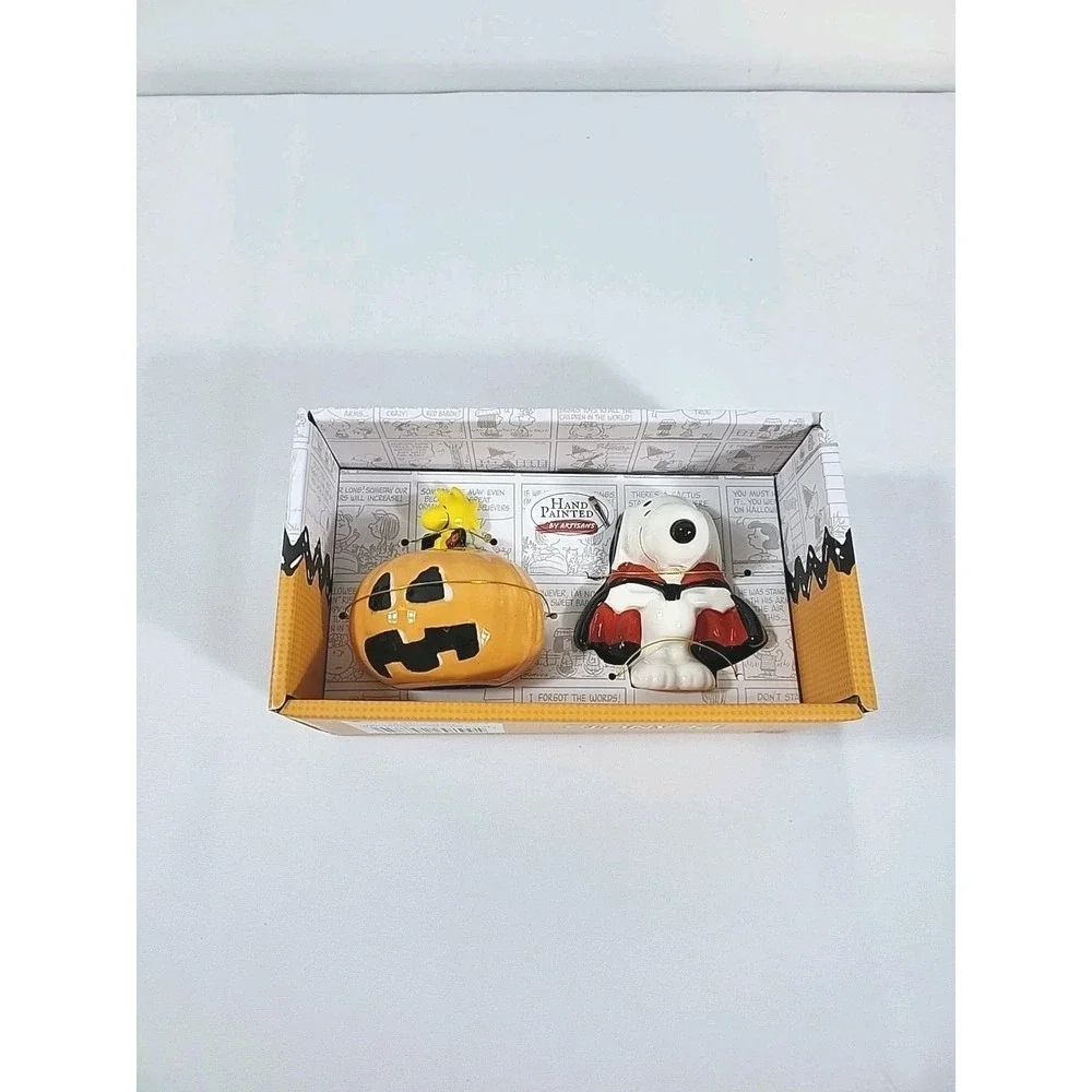 Peanuts New Zrike 2025 Snoopy & Woodstock Halloween Salt & Pepper Shaker Set